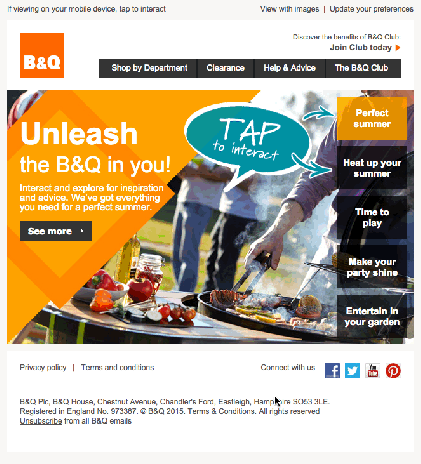 interactive email